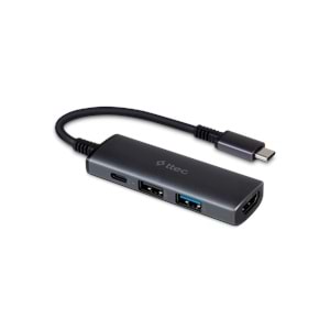 TTEC 2US01 4 Girişli USB-C Hub/Çoklayıcı USB-C 100W PD 3.0 + 4K HDMI + USB-A 3.2 + USB-A 2.0 (MacBook Uyumlu)