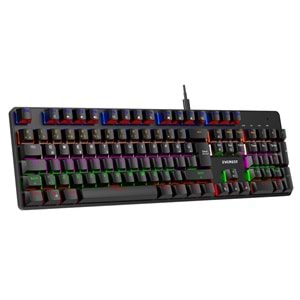 EVEREST KB-MK1 LUMOS SIYAH RGB RED SWITCH GAMING KLAVYE