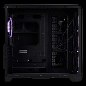 1ST PLAYER VT7 SİYAH 850W 80+ SILVER ATX 3.1 ARGB 4X12CM FAN TEMPERLİ CAM USB 3.0 ATX KASA