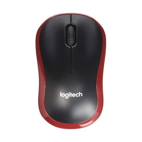 LOGITECH M185 KABLOSUZ MOUSE KIRMIZI