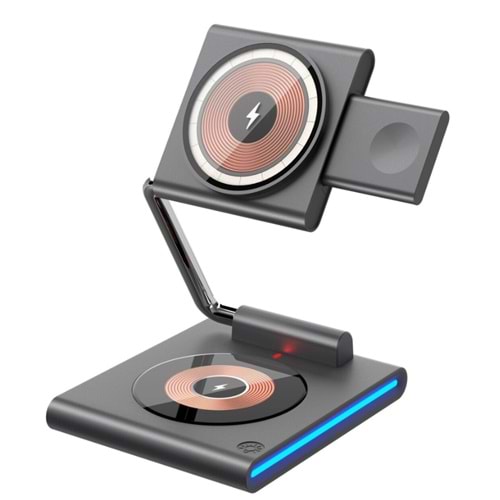 WIWU W023 GEEK 3 IN 1 WIRELESS CHARGER