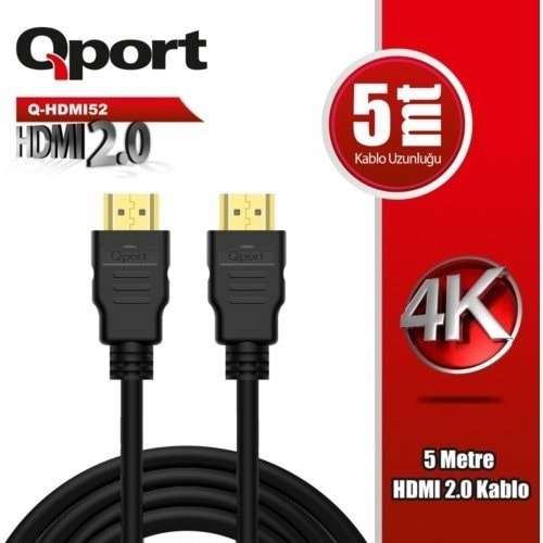 QPORT 5M HDMI KABLO