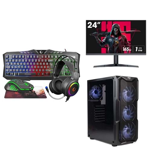 LANSMAN GAMING BUNDLE i3-13100F 16 GB DDR5 RAM 8 GB RTX 3050 512 GB SSD 650W