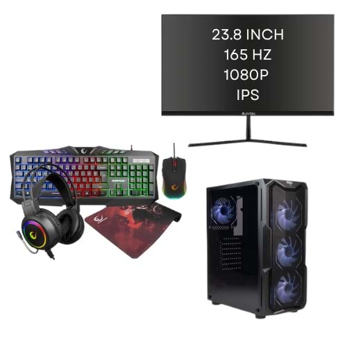 LANSMAN GAMING BUNDLE i3-13100F 16 GB DDR5 RAM 8 GB RTX 4060 512 GB SSD 600W