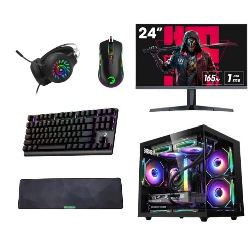 LANSMAN GAMING PC i7-12700K 32 GB DDR5 RAM 8GB RTX4060 1TB SSD 750W