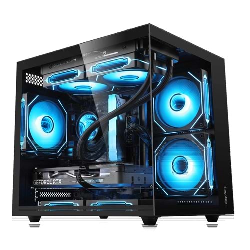 SEGOTEP BRAVE W1 SIYAH 750W 80+ BRONZE PCIE 5.0 MIDI TOWER KASA