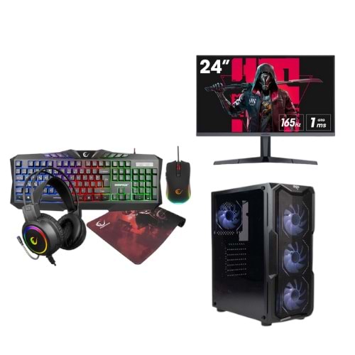 LANSMAN GAMING BUNDLE i5-12400F 16GB DDR4 512GB SSD 8GB RTX3050 FDOS 600W