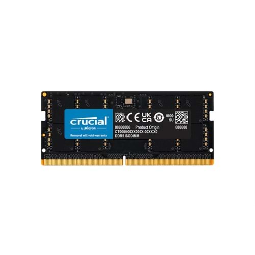 CRUCIAL NTB 16GB 5600MHz DDR5 LAPTOP RAM CT16G56C46S5