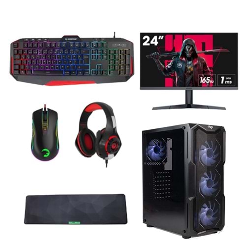 LANSMAN GAMING BUNDLE AMD RYZEN 5-5500 16 GB RAM 8 GB RTX3050 512 GB SSD 600W