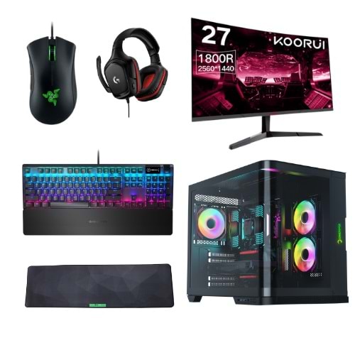 LANSMAN GAMING BUNDLE i7-12700KF 32 GB DDR5 RAM 12GB RTX5070 1TB SSD 750W