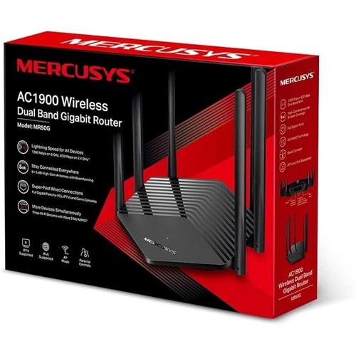 MERCUSYS MR50G AC1900 DUAL-BAND Wi-Fi ROUTER