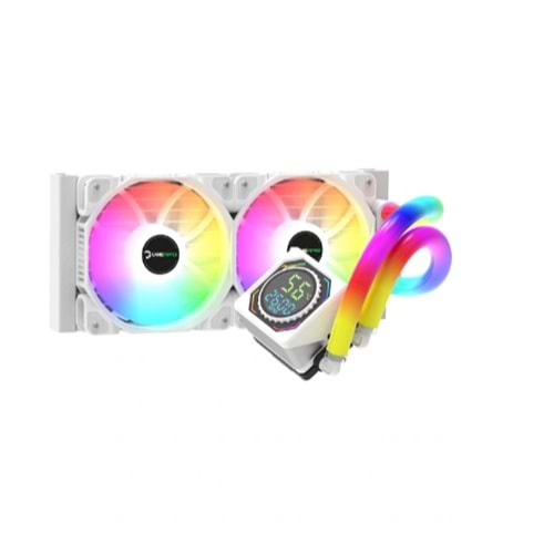 GAMEPOWER SKADI SQUARE BEYAZ 240 A-RGB SIVI SOĞUTUCU