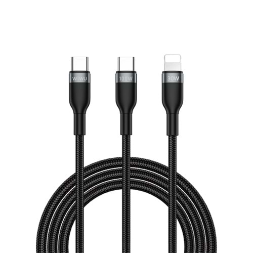 WIWU C029 USB-C TO USB-C + LIGHTNING CABLE