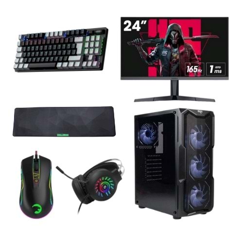 LANSMAN GAMING PC BUNDLE I5-13400F 32 GB DDR5 RAM 512 GB NVME SSD RTX 5060 650W 80+