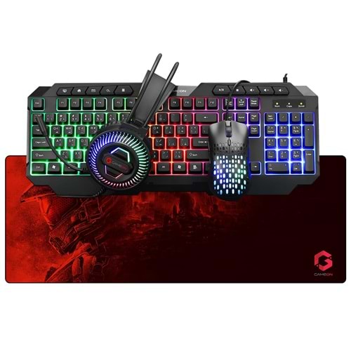 GAMEON CYPHER XL AYDINLATMALI USB GAMING COMBO SET