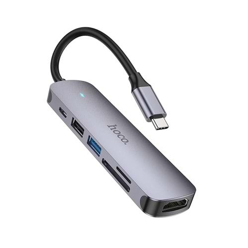 HOCO HB28 USB-C 100W MULTIFUNCTION HUB DÖNÜŞÜTÜRÜCÜ