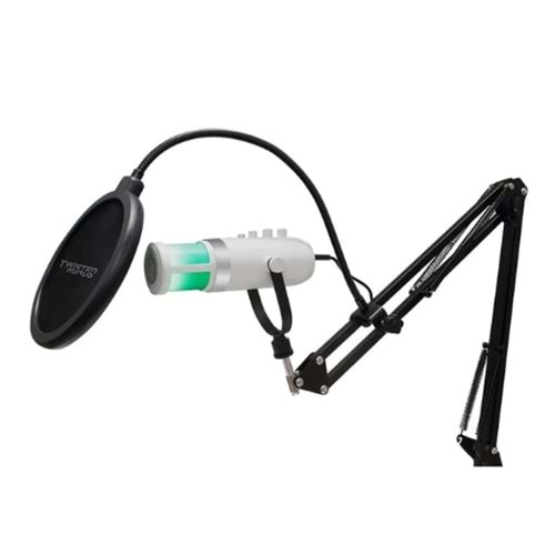 TWİSTED MİNDS W108 BEYAZ RGB OYUNCU MİKROFONU