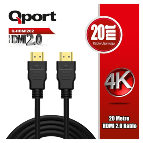 QPORT 20M HDMI KABLO
