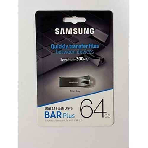 SAMSUNG BAR PLUS USB 3.1 300MB/s 64GB FLASH DISK