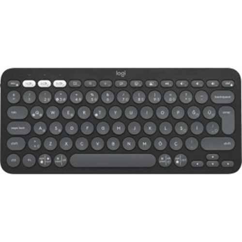 LOGITECH K380S PEBBLE BLUETOOTH GRAFIT KLAVYE