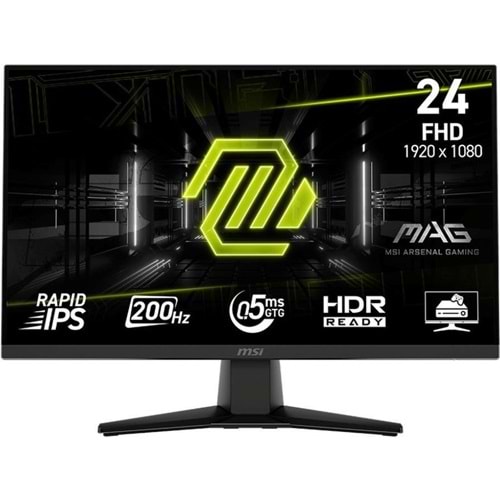 MSI MAG 242F 23.8¨ 200Hz 0.5ms Freesync Full HD Flat Rapid IPS Gaming Monitör