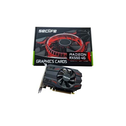 SECLİFE AMD Radeon RX550 4GB GDDR5 128Bit Ekran Kartı