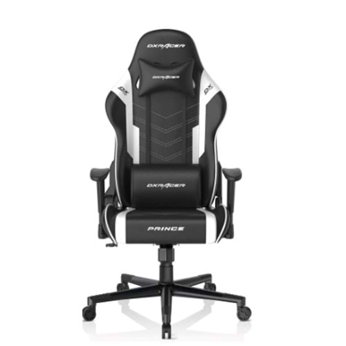 DXRacer P132 Yumuşak Yüzeyli Oyuncu Koltuğu Siyah/Beyaz