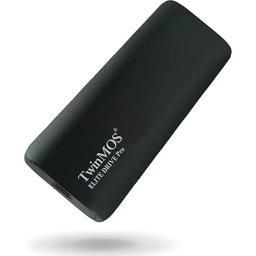 TwinMOS Elite Drive Pro PSSD2TBEDP 2TB 1100/1050 MB/s USB 3.2/Type-C Siyah Taşınabilir External SSD