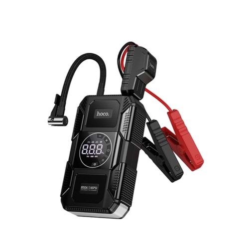 HOCO QS6 Hava Pompası ve Acil Marş Destekli 8.000mAh Powerbank