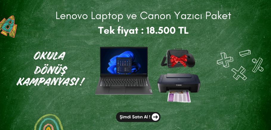 Lenovo Laptop ve Yazıcı