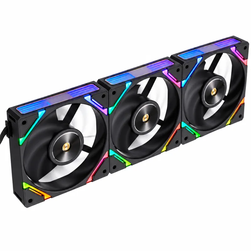 1ST PLAYER 1 ST PLAYER XF7 3ın1 RGB BLACK CASE FAN