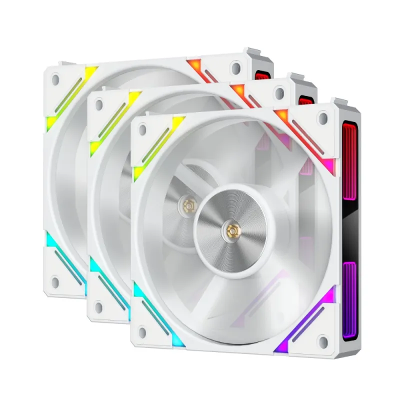 1ST PLAYER 1 ST PLAYER XF7 3ın1 RGB WHITE CASE FAN