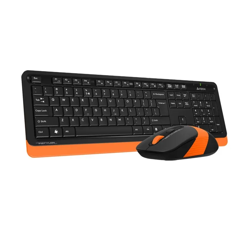 A4 TECH KABLOSUZ KLAVYE MOUSE FG1010 TURUNCU