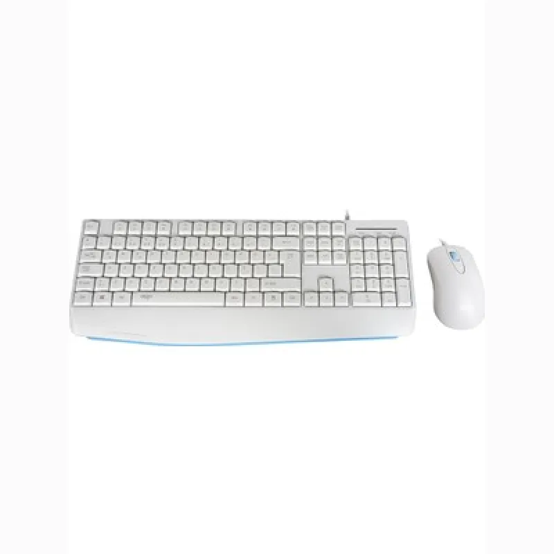 AIGO AK310 Pro Beyaz Kablolu Q Klavye + Mouse Set