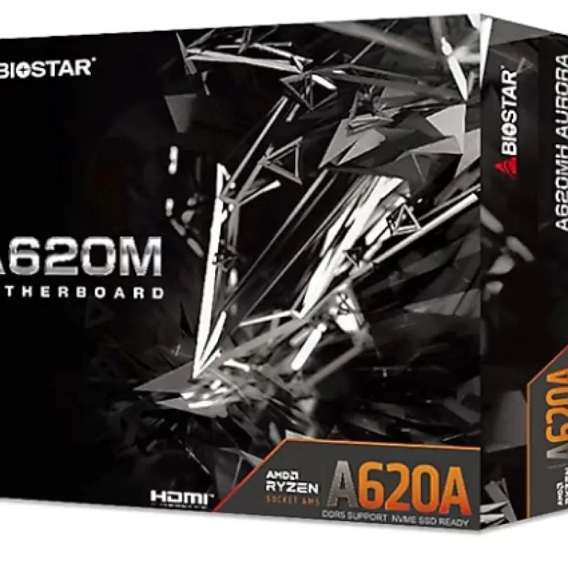 BIOSTAR A620MT-E AMD AM5 DDR5 6000 HDMI DP M2 mATX