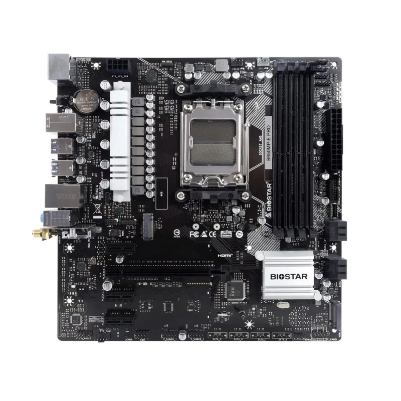 BIOSTAR B650MT AMD AM5 DDR5 6000 HDMI DP M2 mATX
