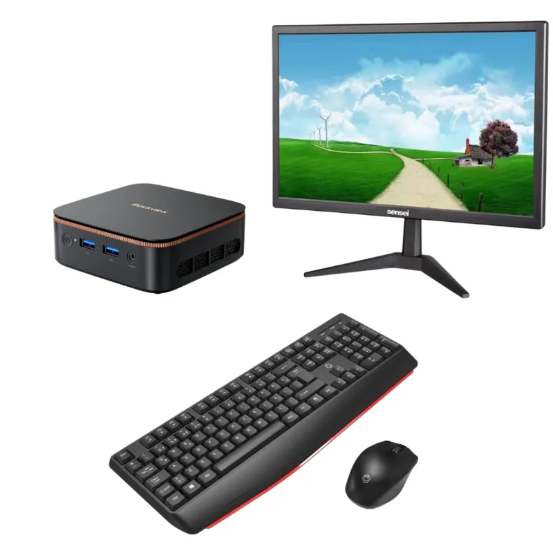 BLACKVIEW MP20 MINI PC RYZEN 3-3300U 16GB RAM 512 GB M.2 SSD WIN 11 PRO MONİTÖR KLAVYE MOUSE
