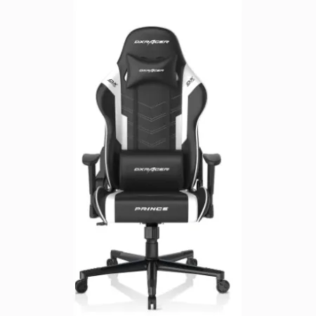 DXRACER P132 Yumuşak Yüzeyli  Oyuncu Koltuğu Siyah/Beyaz