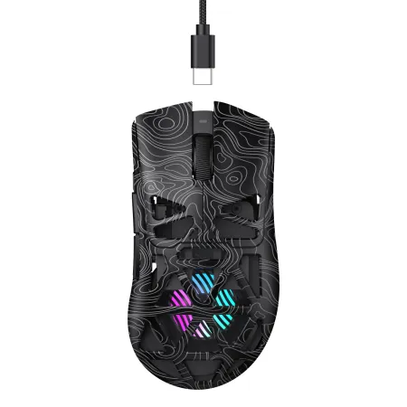 HAVİT GAMENOTE MS1043 WB KABLOSUZ 24K DPI 2.4GHz BT 5.3 KABLOSUZ GAMİNG MOUSE SİYAH
