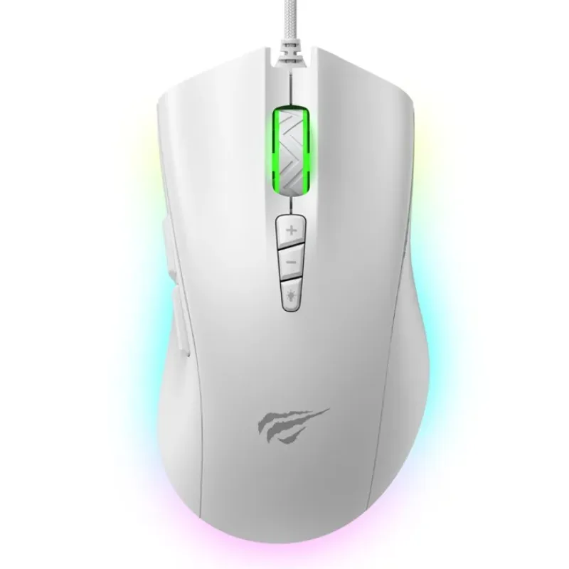 HAVİT MS1040 RGB PROGRAMLANABİLİR BEYAZ GAMİNG MOUSE