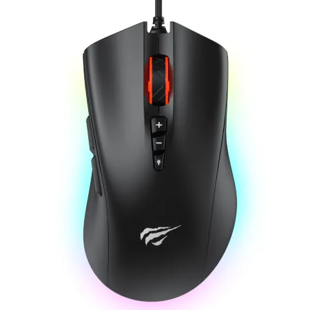 HAVİT MS1040 RGB PROGRAMLANABİLİR SİYAH GAMİNG MOUSE