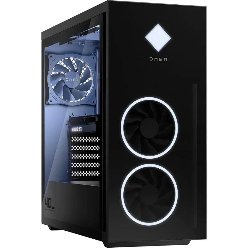 HP OMEN 40L GT21 Gaming Desktop Core i7-12700K 32GB RAM 2TB HDD 1TB SSD 8GB RTX 3070Ti Black Color