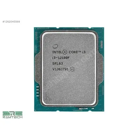 INTEL CORE i3-12100F 3.30 GHZ 12MB 1700P İŞLEMCİ