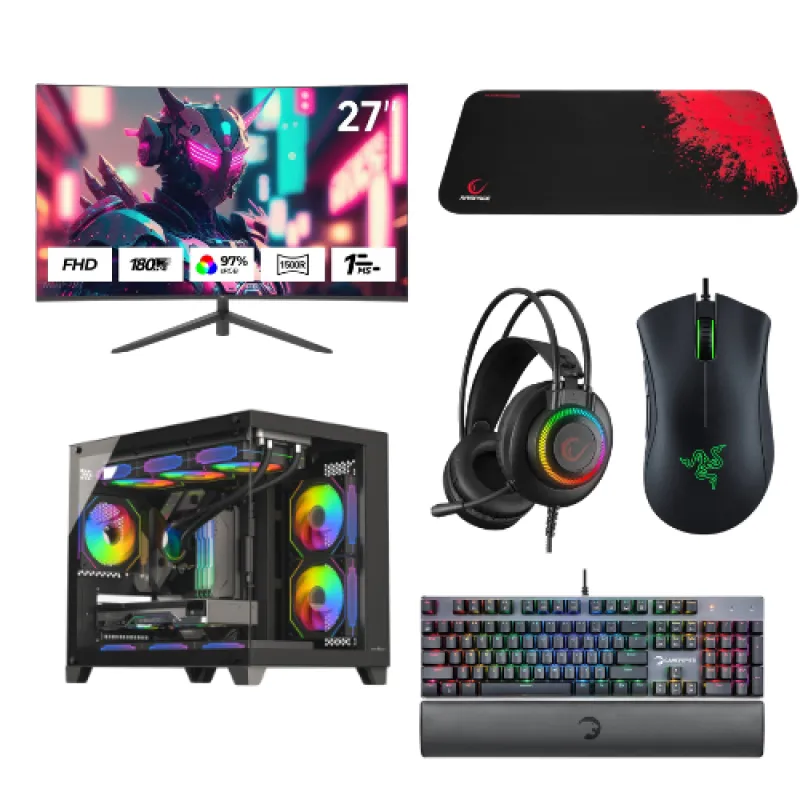 LANSMAN GAMING BUNDLE RYZEN7-9700X 32 GB RAM 1 TB SSD RTX 5060Ti 750W