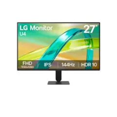 LG 27 27U411B-B 5MS 144HZ VGA HDMI IPS MONITOR
