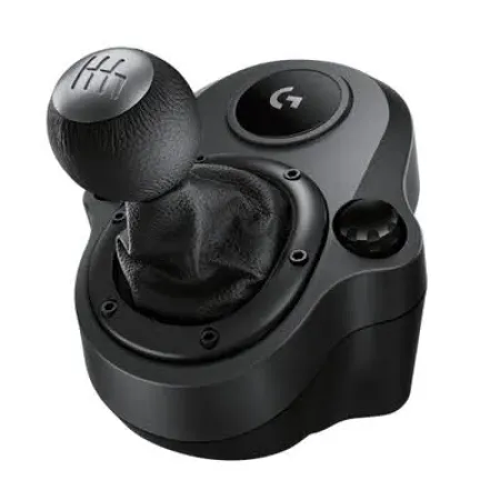 LOGITECH G Driving Force Vites, G29/G920/G923 için, Geri Vitesli ve 6 Konumlu "H" Düzeninde Vites, Çelik ve Deri Yapı, Siyah