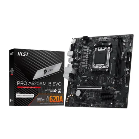 MSI PRO A620AM-B EVO AM5 DDR5 6800(OC) ANAKART