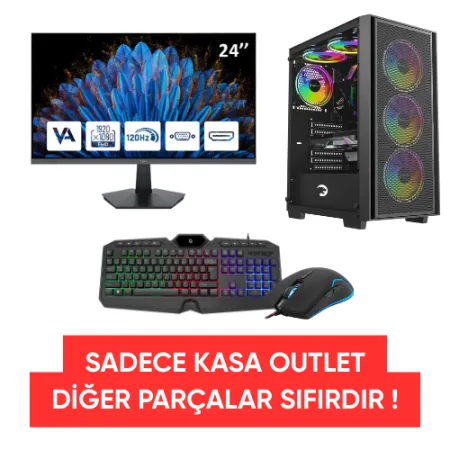 OUTLET INTEL i5-9400F 16 GB RAM-256 GB NVMe SSD-6 GB GTX 1660Ti - GAMING EKİPMAN