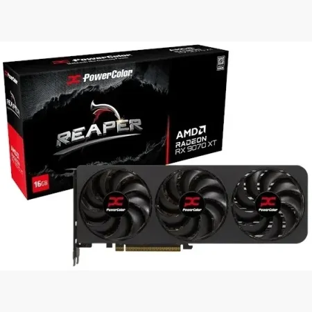 POWERCOLOR RADEON RX 9070 XT REAPER 16GB GDDR6 256 BIT EKRAN KARTI