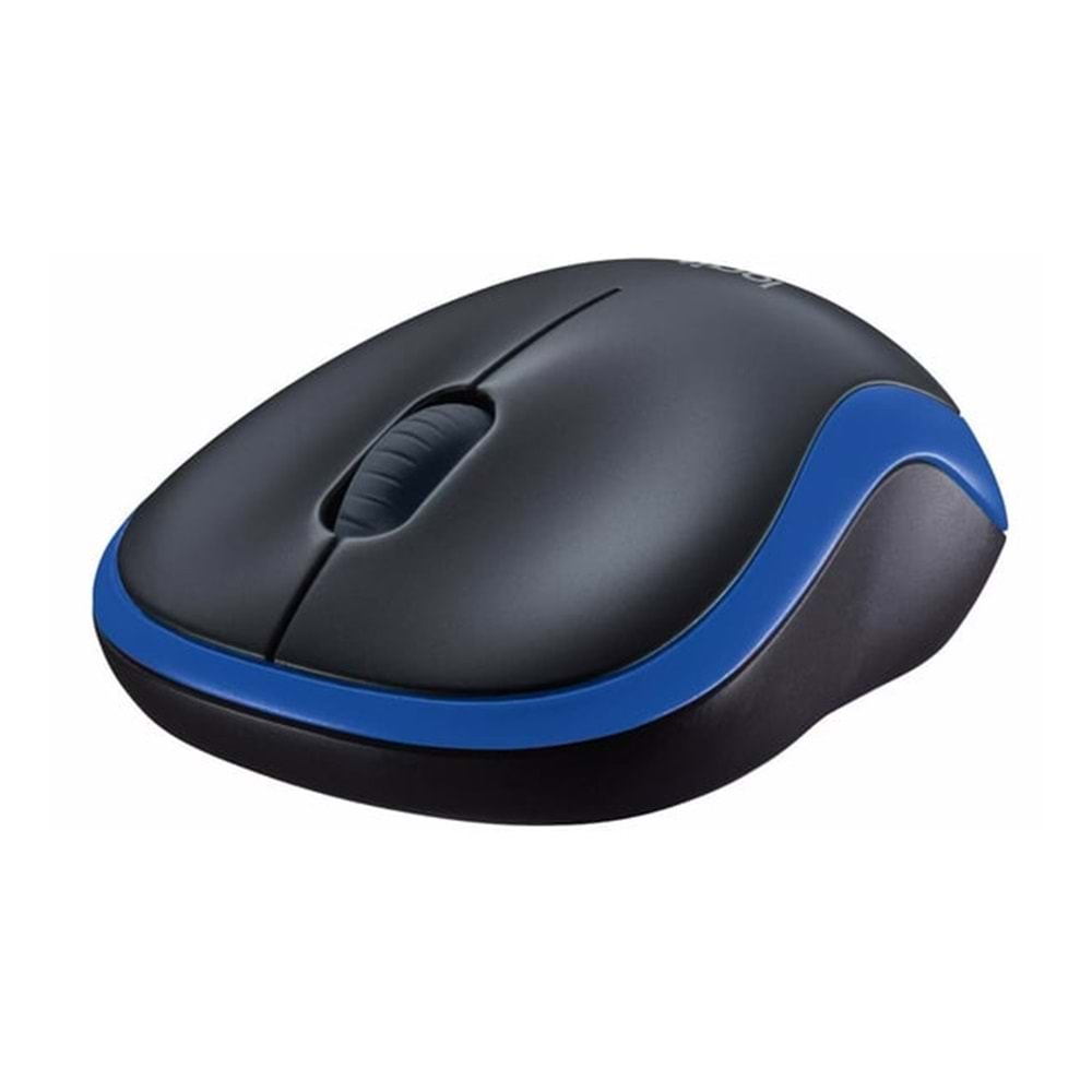 LOGITECH M185 KABLOSUZ MOUSE MAVI